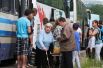 Жители Славянска и Краматорска спасаются от войны