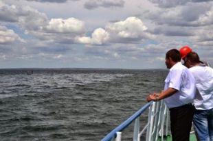 Нефтяное пятно в Черном море