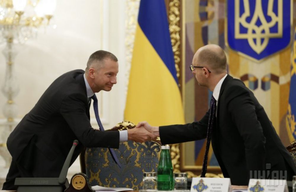 Борис Ложкин и Арсений Яценюк
