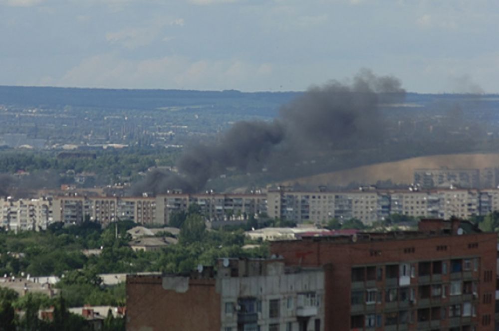 Боевики обстреляли Краматорск