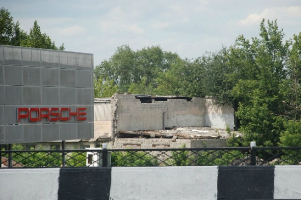 Дорога в аэропорт Донецка