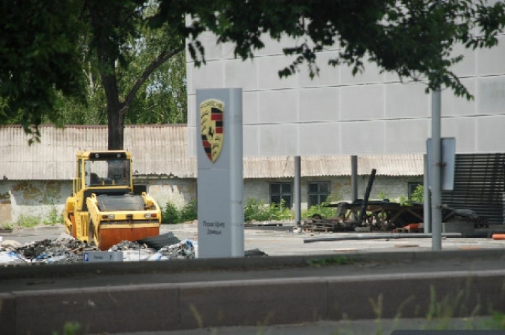 Дорога в аэропорт Донецка
