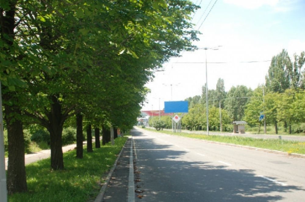 Дорога в аэропорт Донецка