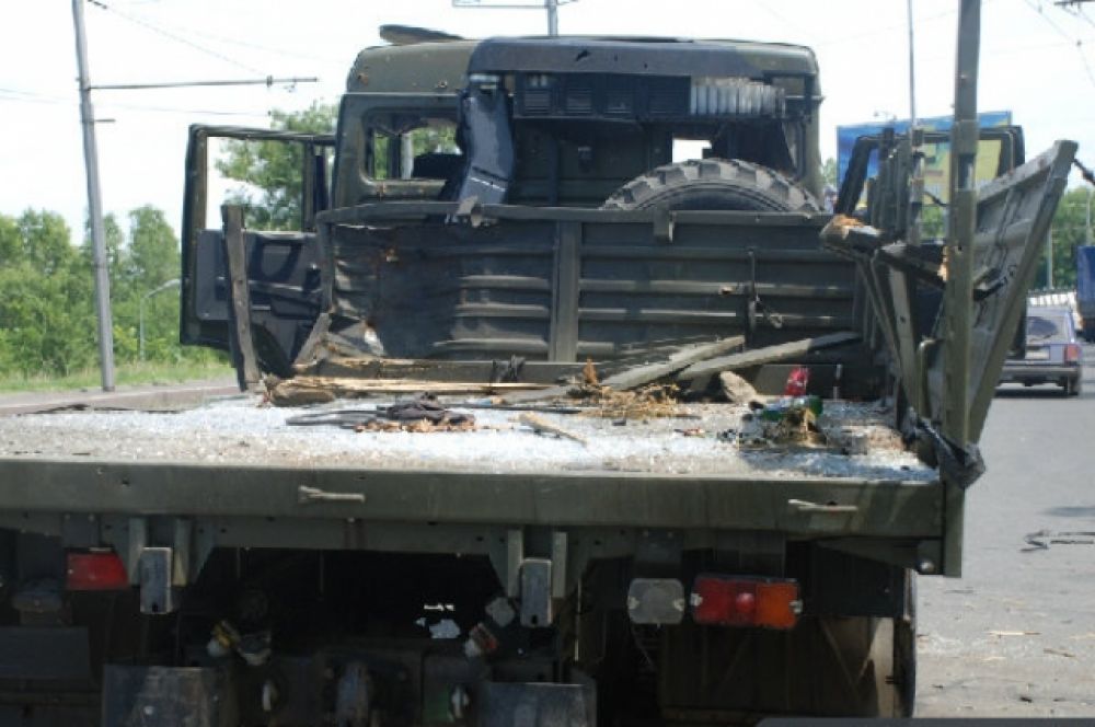 Дорога в аэропорт Донецка