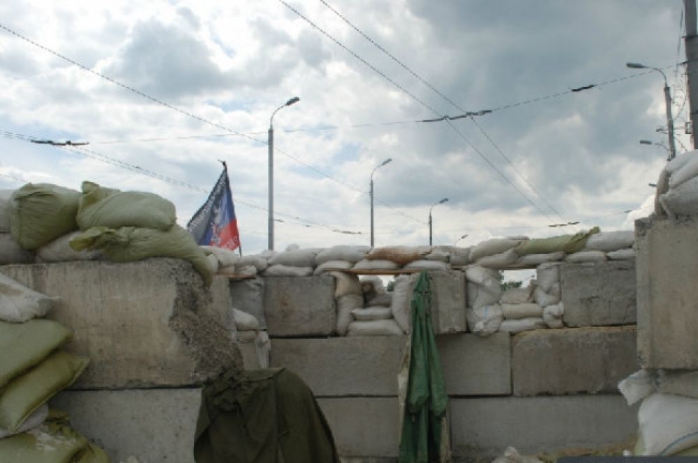 Дорога в аэропорт Донецка