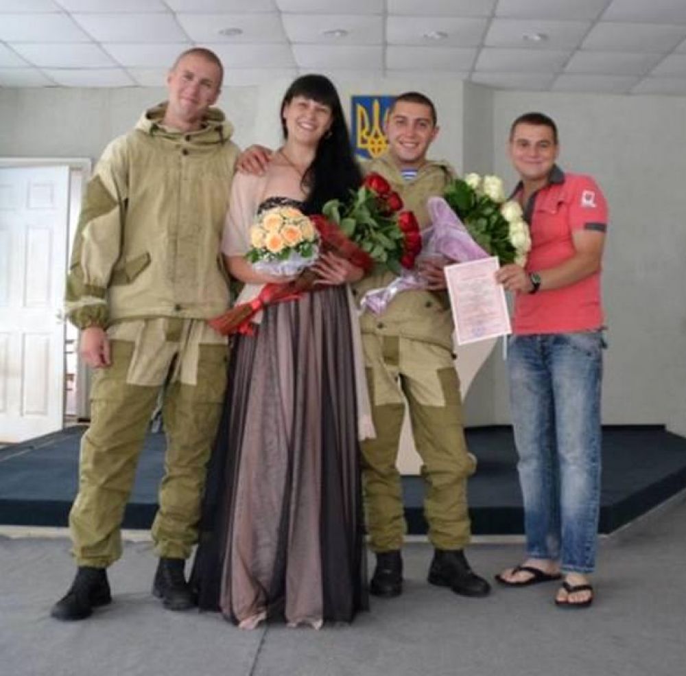 Десантник из Николаева женился после ранения