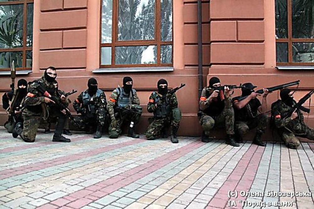 Боевики в Красном Лимане
