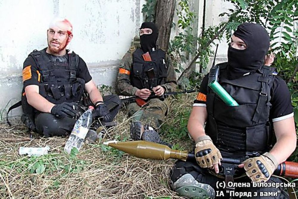 Боевики в Красном Лимане