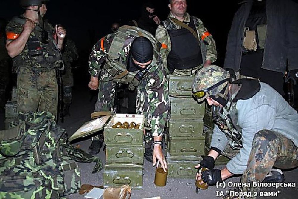 Боевики в Красном Лимане