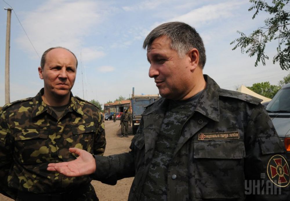 Андрей Парубий и Арсен Аваков