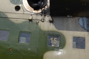 Сбитый боевиками вертолет в Славянске