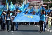 Митинг крымских татар