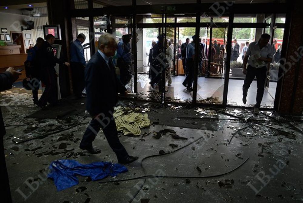 Фото погрома отеля «Турист»