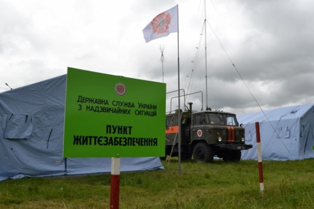 Спасатели готовы реагировать на возможные ЧС в зоне АТО