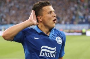 Евгений Коноплянка, лучший футболист чемпионата Украина сезона 2013/14