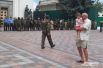 Бойцы батальона «Донбасс» возле здания Верховной Рады