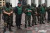 Бойцы батальона «Донбасс» возле здания Верховной Рады