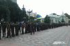 Бойцы батальона «Донбасс» возле здания Верховной Рады