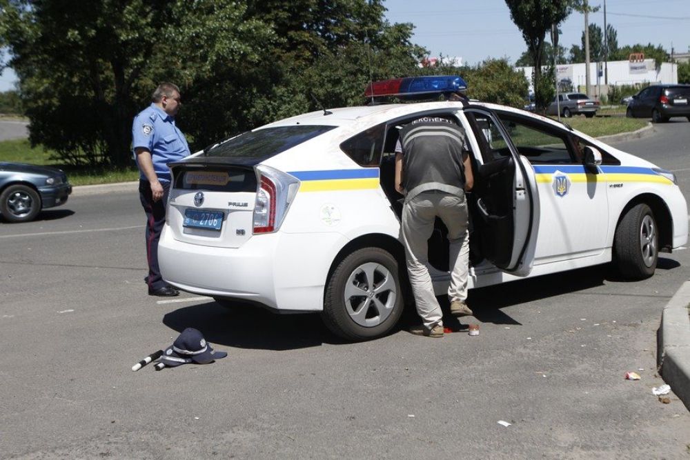 Расстрел четырех сотрудников ГАИ в Донецке