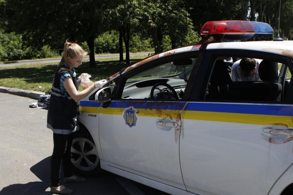 Расстрел сотрудников ГАИ в Донецке