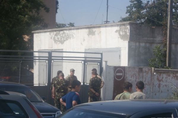 Взрыв в военкомате Одессы 
