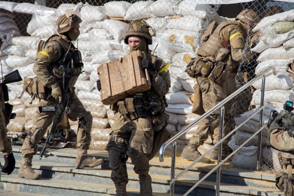 Военнослужащие нашли боеприпасы боевиков
