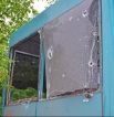 Разгромленный транспорт Луганска