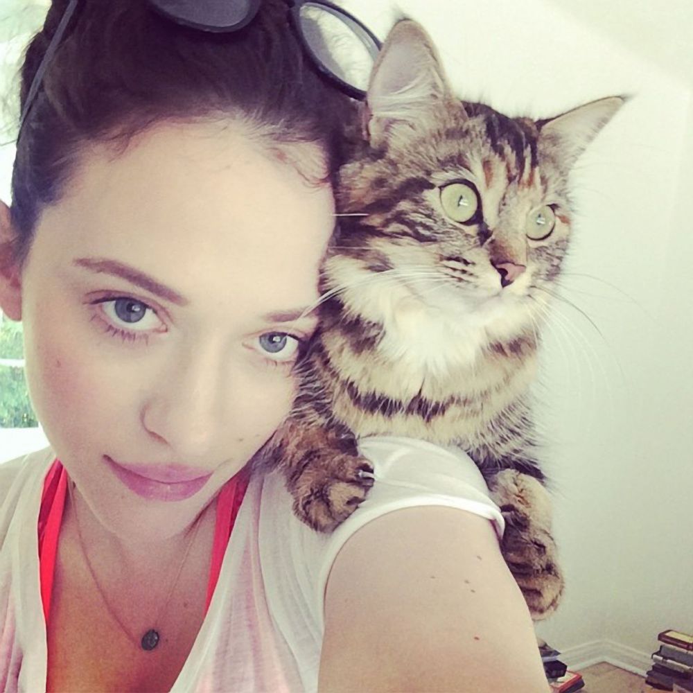 Кэт Деннингс и ее любимый кот