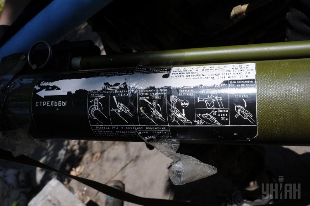 Военная техника, изъятая у боевиков