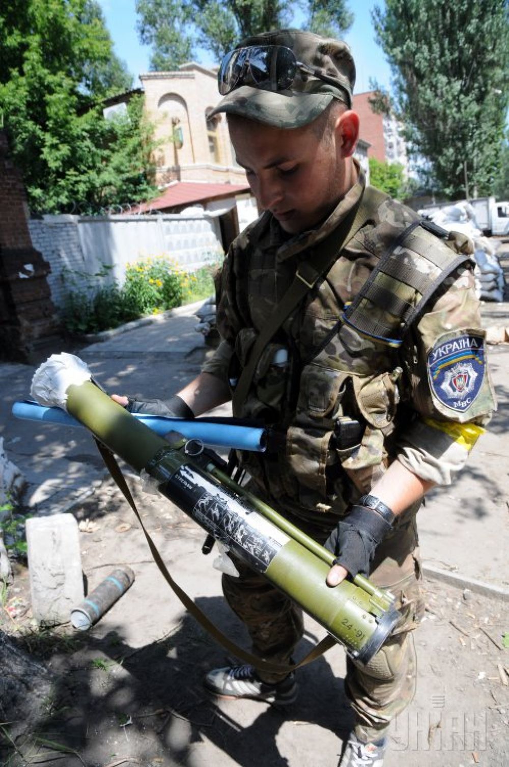 Военная техника, изъятая у боевиков
