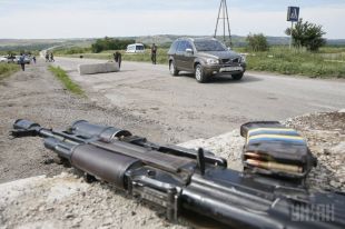 Блокпост в Донецкой области