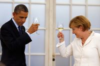 Барак Обама и Ангела Меркель.