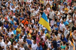 Марш единства во Львове