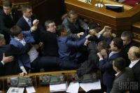 Драка в Верховной Раде