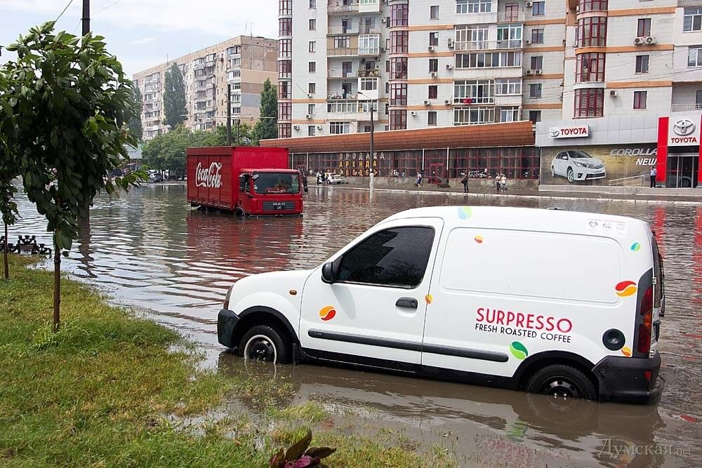 Последствия непогоды в Одессе