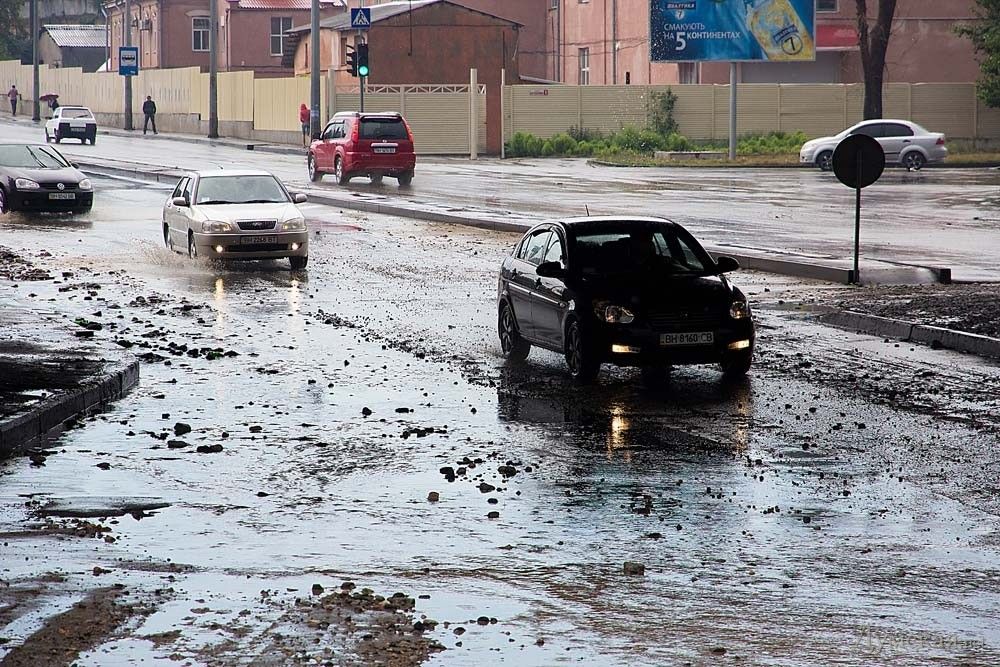 Последствия непогоды в Одессе