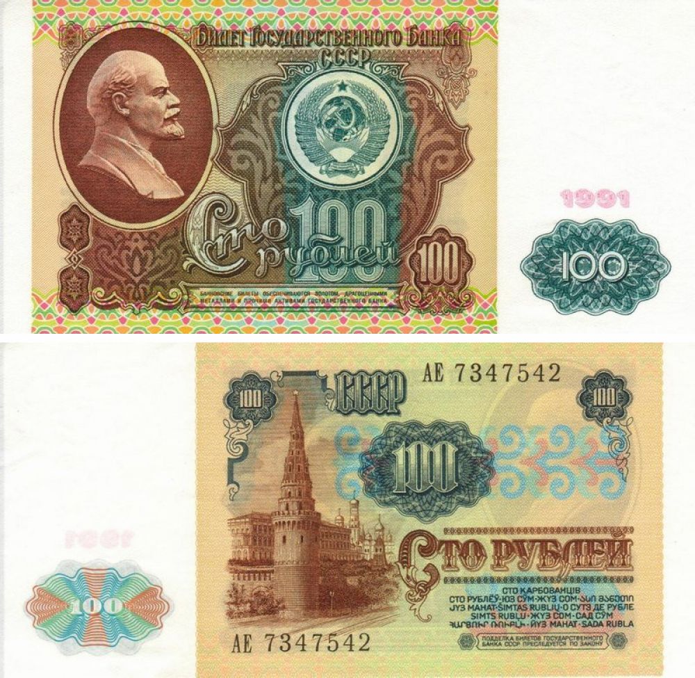 Монеты СССР 1 рубль с изображением Ленина