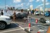 На Позняках в Киеве сгорел Geely