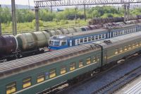 База отстоя поездов на одном из вокзалов