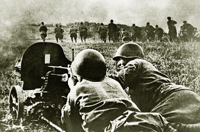 Советские солдаты. 1941 год.