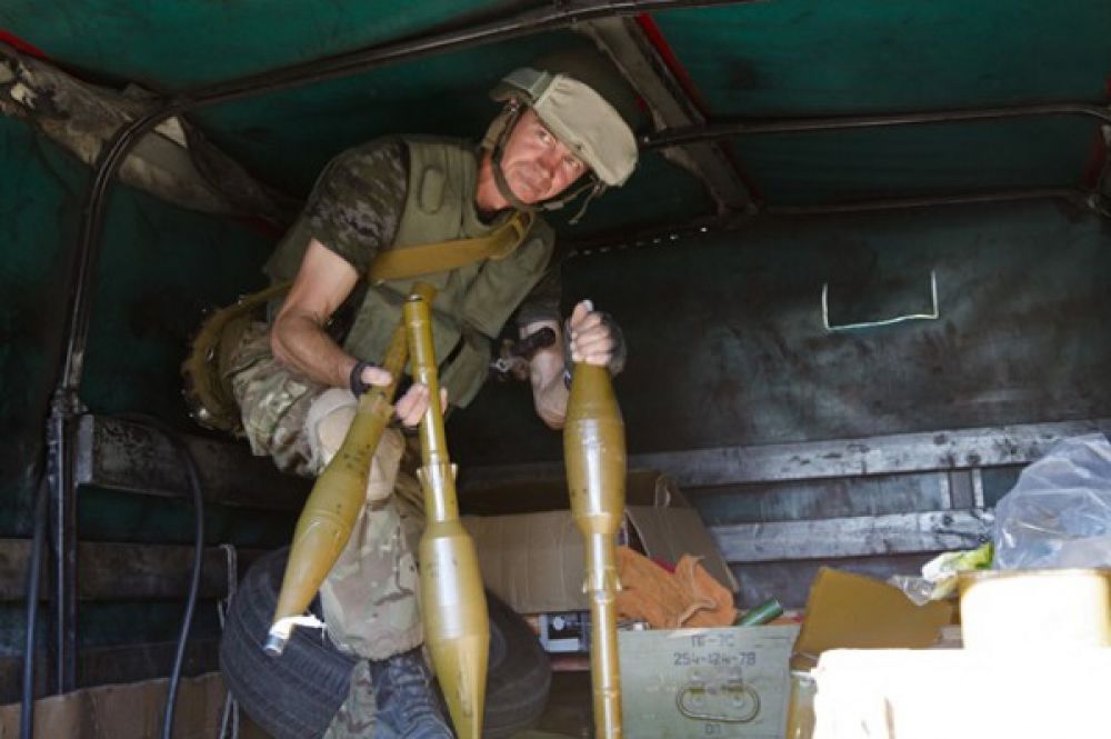 Освобожденный от боевиков Лисичанск