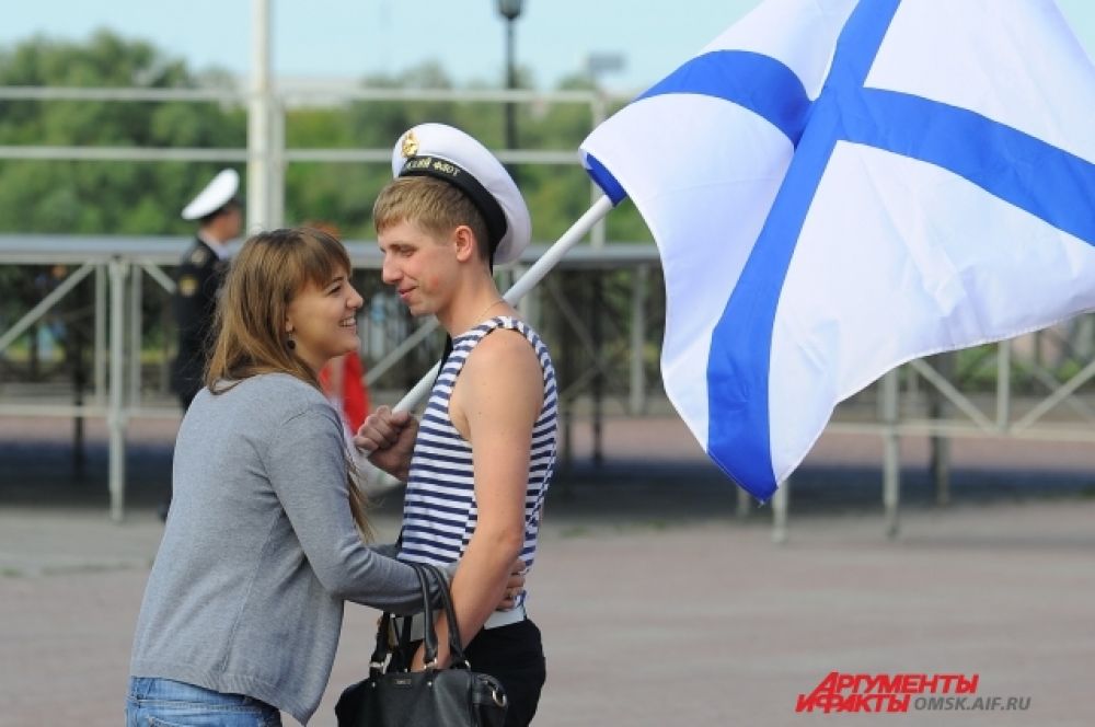 День ВМФ в Омске.
