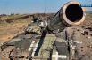 Уничтоженные боевиками танки и БТРы сил АТО