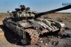 Уничтоженные боевиками танки и БТРы сил АТО