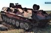 Уничтоженные боевиками танки и БТРы сил АТО