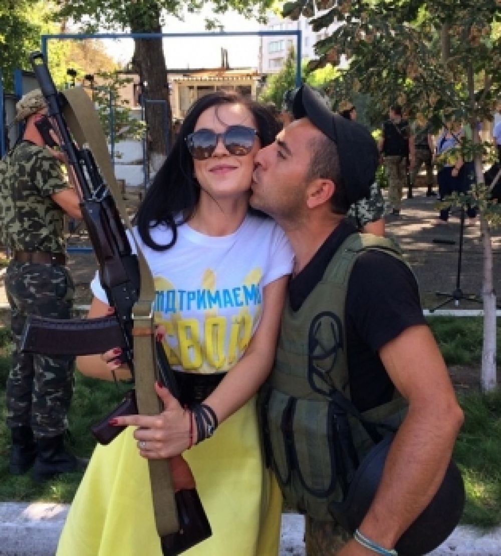Мария Яремчук в зоне АТО