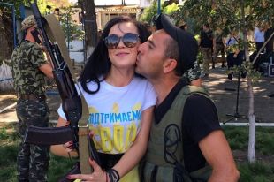 Мария Яремчук в зоне АТО