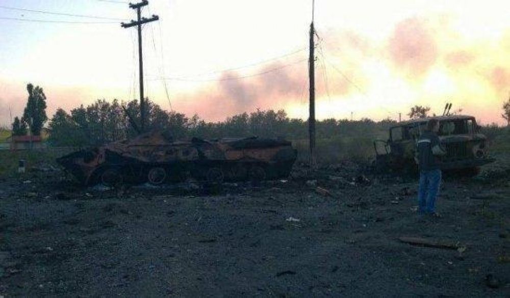 Колонна десантников под Шахтерском попала в засаду
