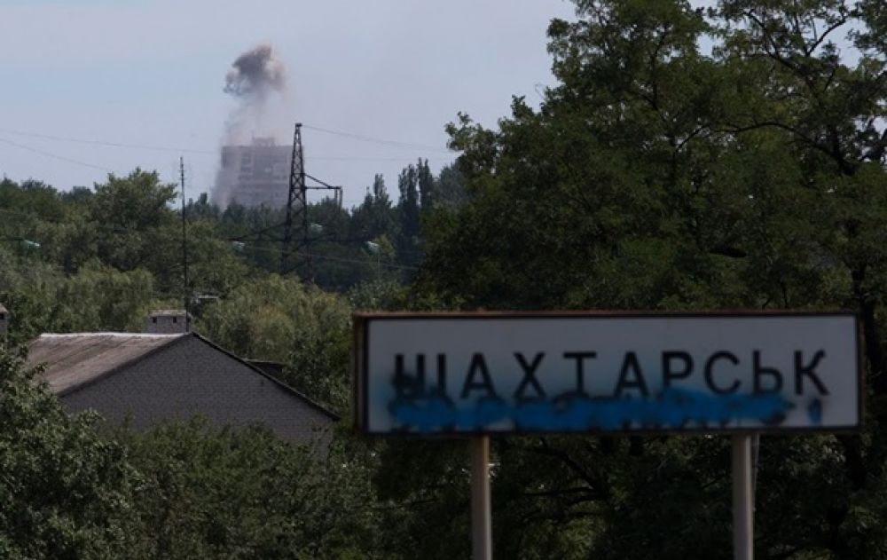 Колонна десантников под Шахтерском попала в засаду
