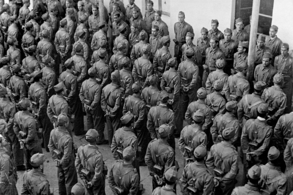 Рекруты Народной армии, Валенсия, март 1937 года.